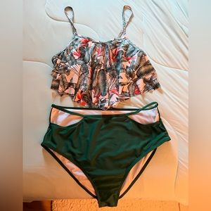 Darling 2 x tropical high waisted bikini
